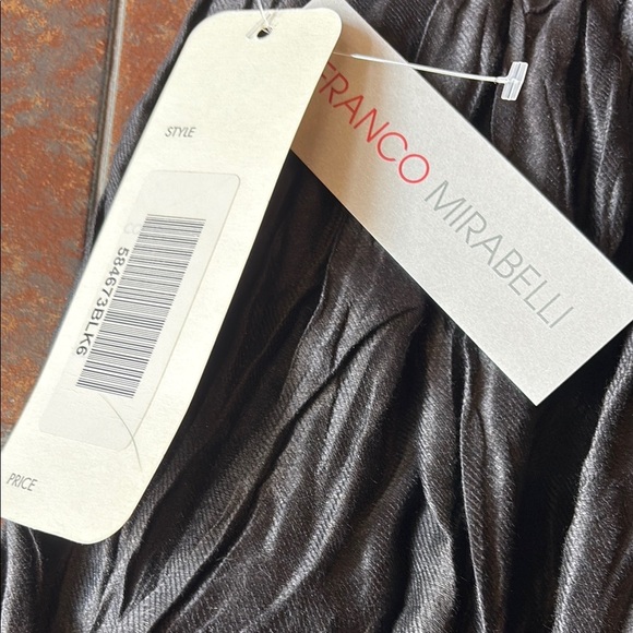 Franco Mirabelli Women's Black Skirt - Picture 2 of 7